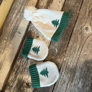 Indigo Baby | Christmas Tree Mittens & Toque